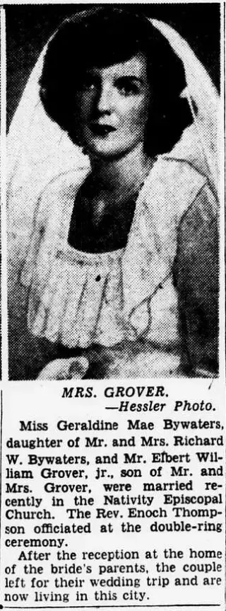 Marriage Newspaper clipping from Oct 3, 1949 5800612