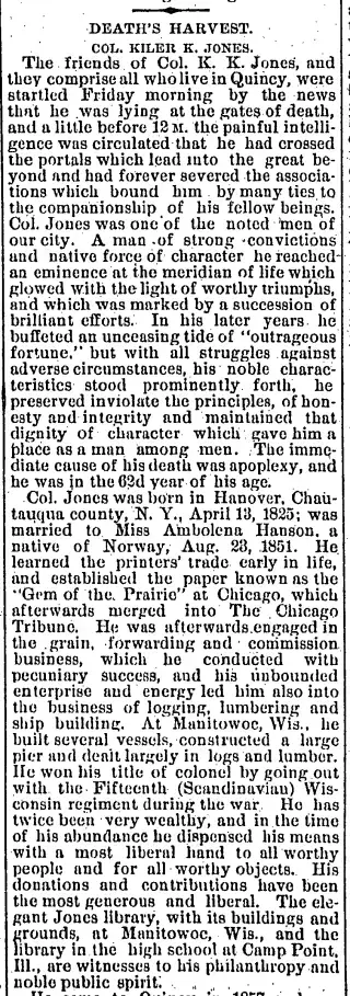 other Newspaper clipping from Aug 26, 1886 5800716
