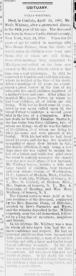 other Newspaper clipping from May 10, 1887 5800891