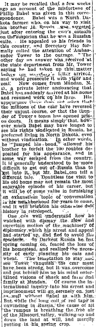 other Newspaper clipping from Apr 5, 1900 5800919