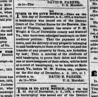 other Newspaper clipping from Jan 12, 1874 5800925