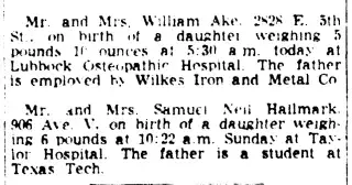 Birth Newspaper clipping from Apr 11, 1955 5801349