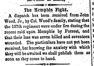 other Newspaper clipping from Aug 27, 1864 5801614