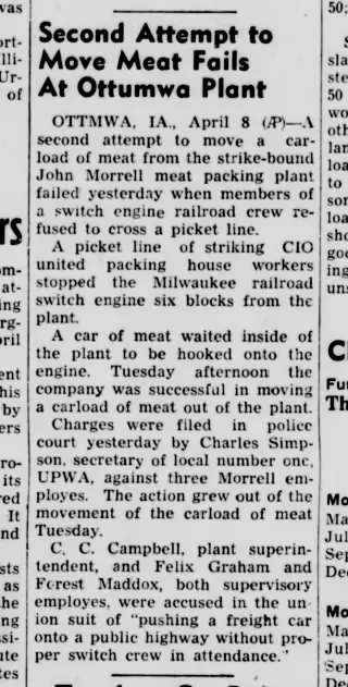 other Newspaper clipping from Apr 8, 1948 5801615