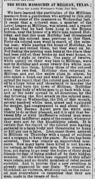 Political Newspaper clipping from Aug 26, 1868 5801718