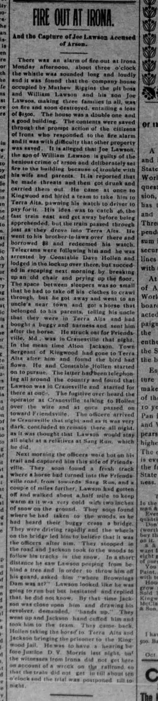 other Newspaper clipping from Nov 19, 1903 5801740