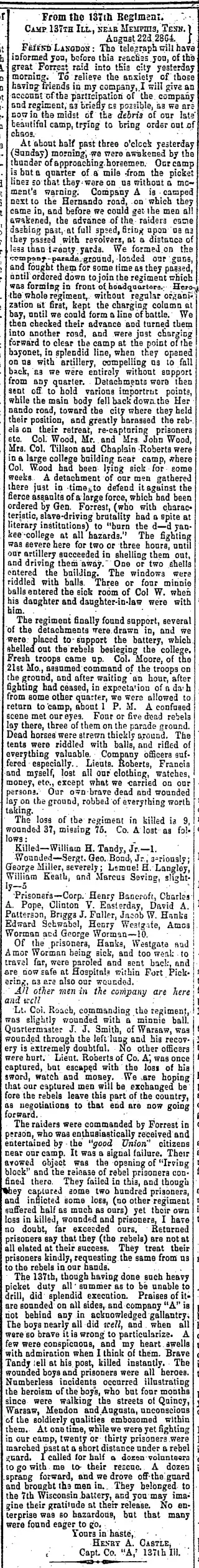 other Newspaper clipping from Sep 3, 1864 5801757