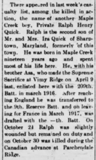 other Newspaper clipping from Dec 13, 1917 5801925