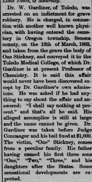 other Newspaper clipping from Oct 22, 1886 5801974