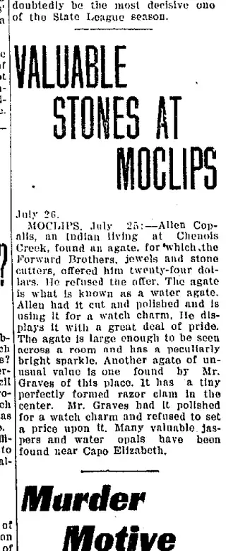 other Newspaper clipping from Aug 2, 1911 5802673