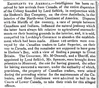 other Newspaper clipping from Oct 15, 1815 5802788