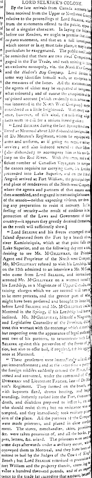 other Newspaper clipping from Oct 30, 1816 5802813