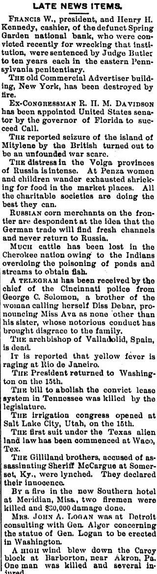 other Newspaper clipping from Sep 17, 1891 5803139