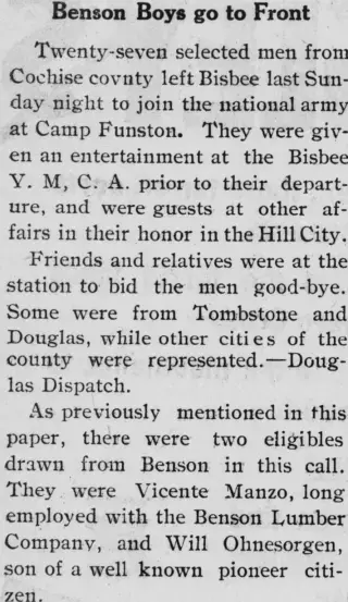 other Newspaper clipping from Apr 6, 1918 5803342