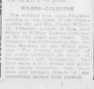 Marriage Newspaper clipping from Jan 29, 1916 5803611