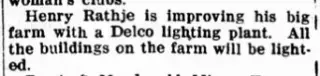 Business Newspaper clipping from May 31, 1917 5803693