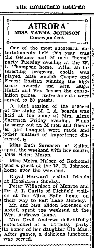 other Newspaper clipping from Jan 19, 1933 5803812