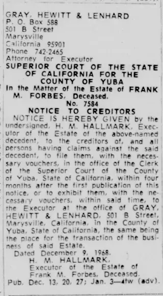 other Newspaper clipping from Dec 27, 1968 5804063