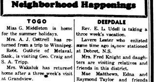 other Newspaper clipping from Aug 7, 1941 5804190