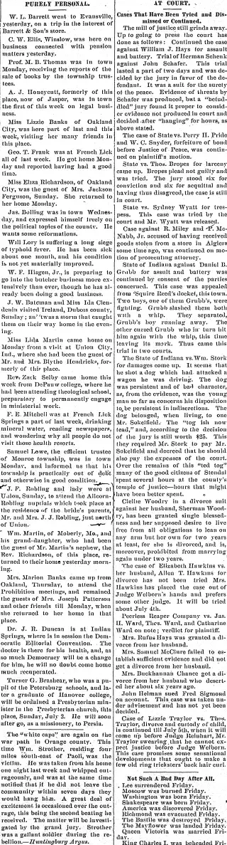other Newspaper clipping from Jun 26, 1890 5804256