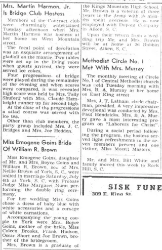 Marriage Newspaper clipping from Jul 16, 1953 5804335