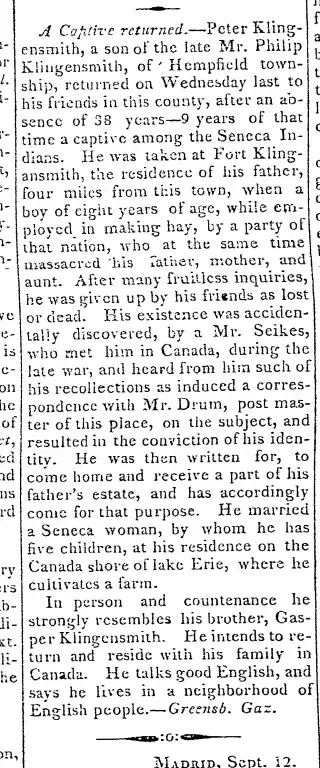 other Newspaper clipping from Dec 1, 1819 5804410