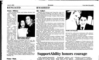 General news Newspaper clipping from Jun 12, 2003 5804441