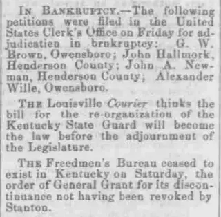 other Newspaper clipping from Feb 18, 1868 5804583