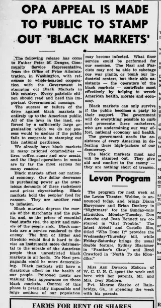 other Newspaper clipping from Mar 11, 1943 5804665