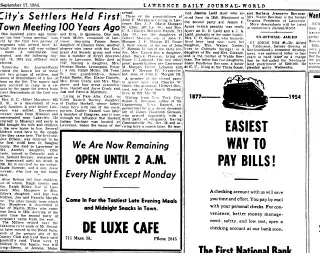 other Newspaper clipping from Sep 17, 1954 5804730