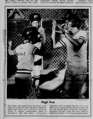 other Newspaper clipping from Jul 14, 1985 5805118