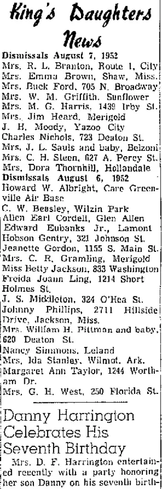 other Newspaper clipping from Aug 11, 1952 5805295