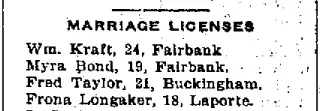 Marriage Newspaper clipping from Jan 17, 1908 5805418