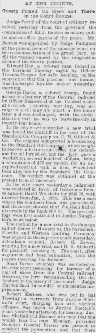other Newspaper clipping from Aug 8, 1889 5805802