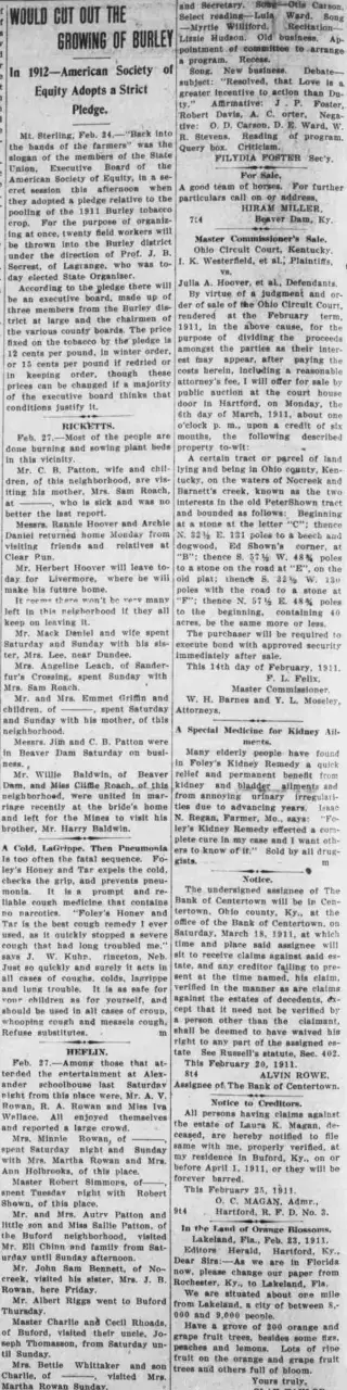 other Newspaper clipping from Mar 1, 1911 5805827