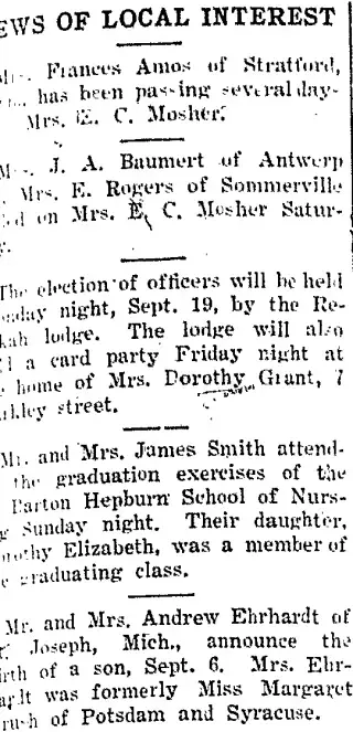 other Newspaper clipping from Sep 14, 1938 5805841