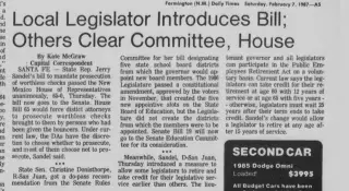 other Newspaper clipping from Feb 7, 1987 5805915