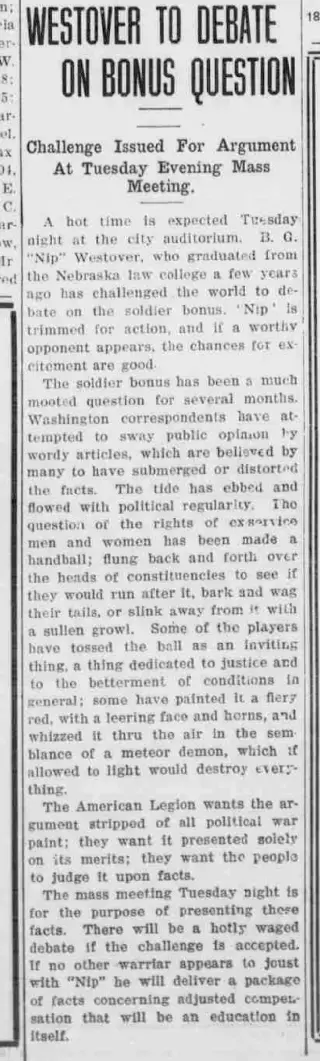 other Newspaper clipping from Mar 19, 1922 5805939