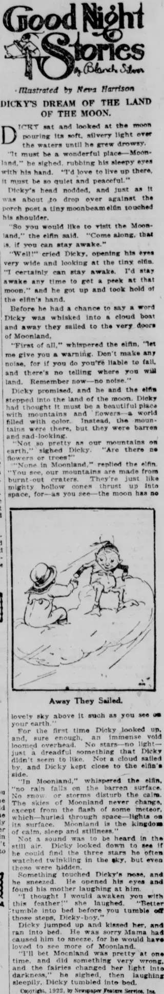 other Newspaper clipping from May 3, 1922 5805949