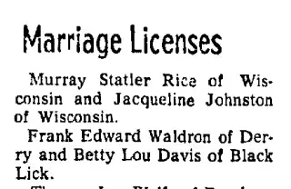 Marriage Newspaper clipping from Aug 28, 1963 5806053