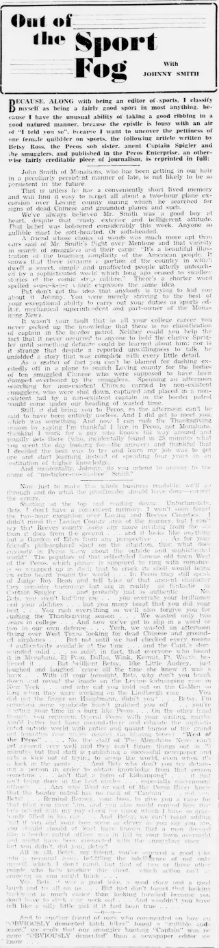 other Newspaper clipping from Apr 8, 1938 5806070