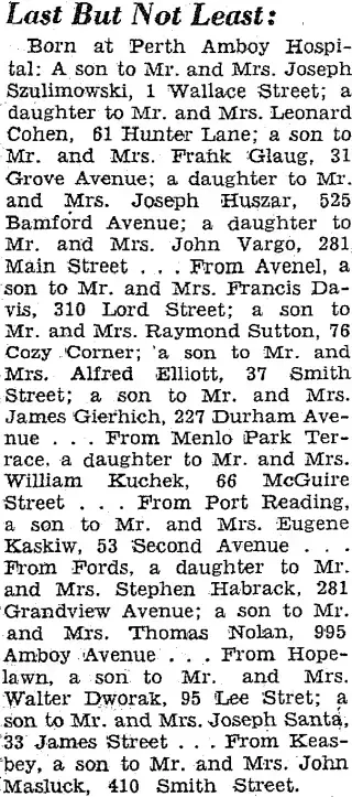 Birth Newspaper clipping from Apr 25, 1957 5806088