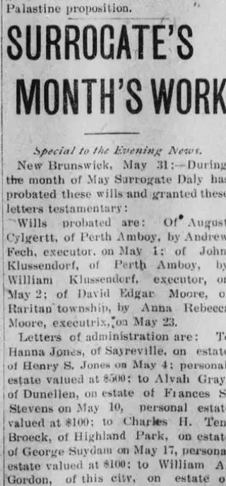 other Newspaper clipping from May 31, 1905 5806130