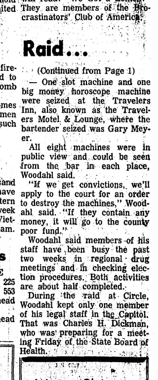 other Newspaper clipping from Nov 20, 1970 5806151