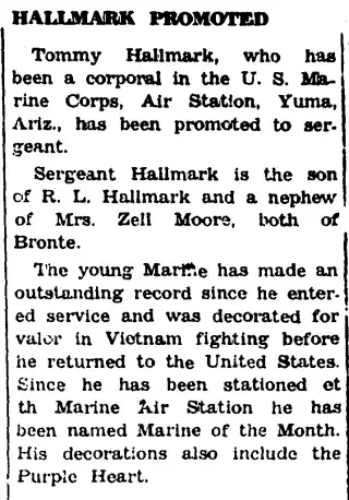 other Newspaper clipping from Aug 8, 1968 5806213