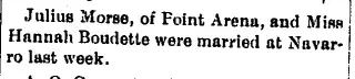 Marriage Newspaper clipping from Apr 8, 1892 5806455