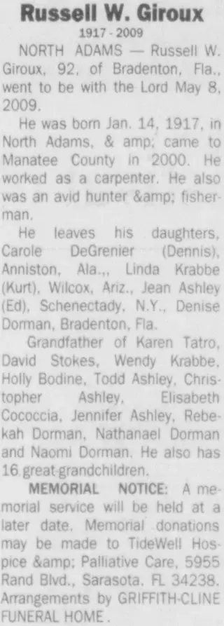 other Newspaper clipping from May 15, 2009 5806470