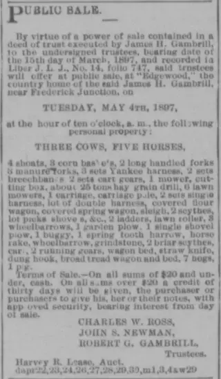 other Newspaper clipping from Apr 27, 1897 5806710