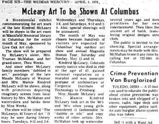 other Newspaper clipping from Apr 1, 1976 5806853