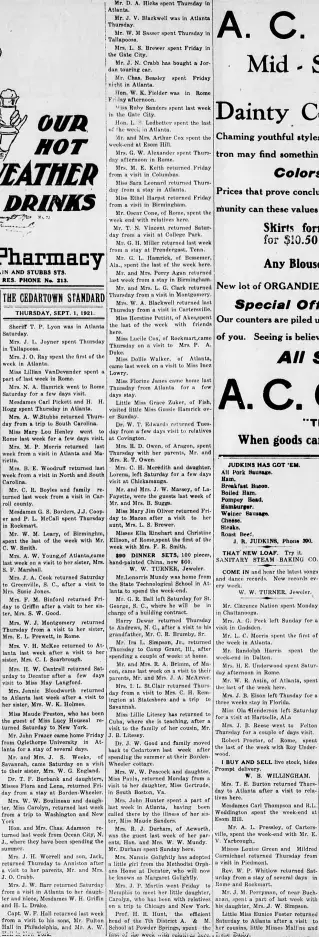 other Newspaper clipping from Sep 1, 1921 5806919